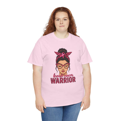 Breast Cancer Warrior Tee, Inspirational T-Shirt for Survivors, Supportive Gift for Cancer Awareness Events, Unisex Cotton Top, [...]