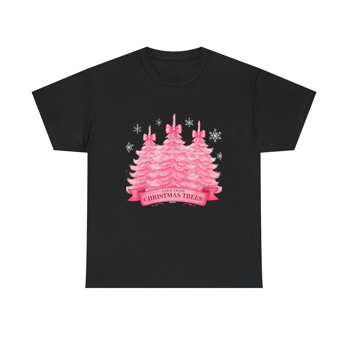 Farm Fresh Pink Christmas Tree Tee