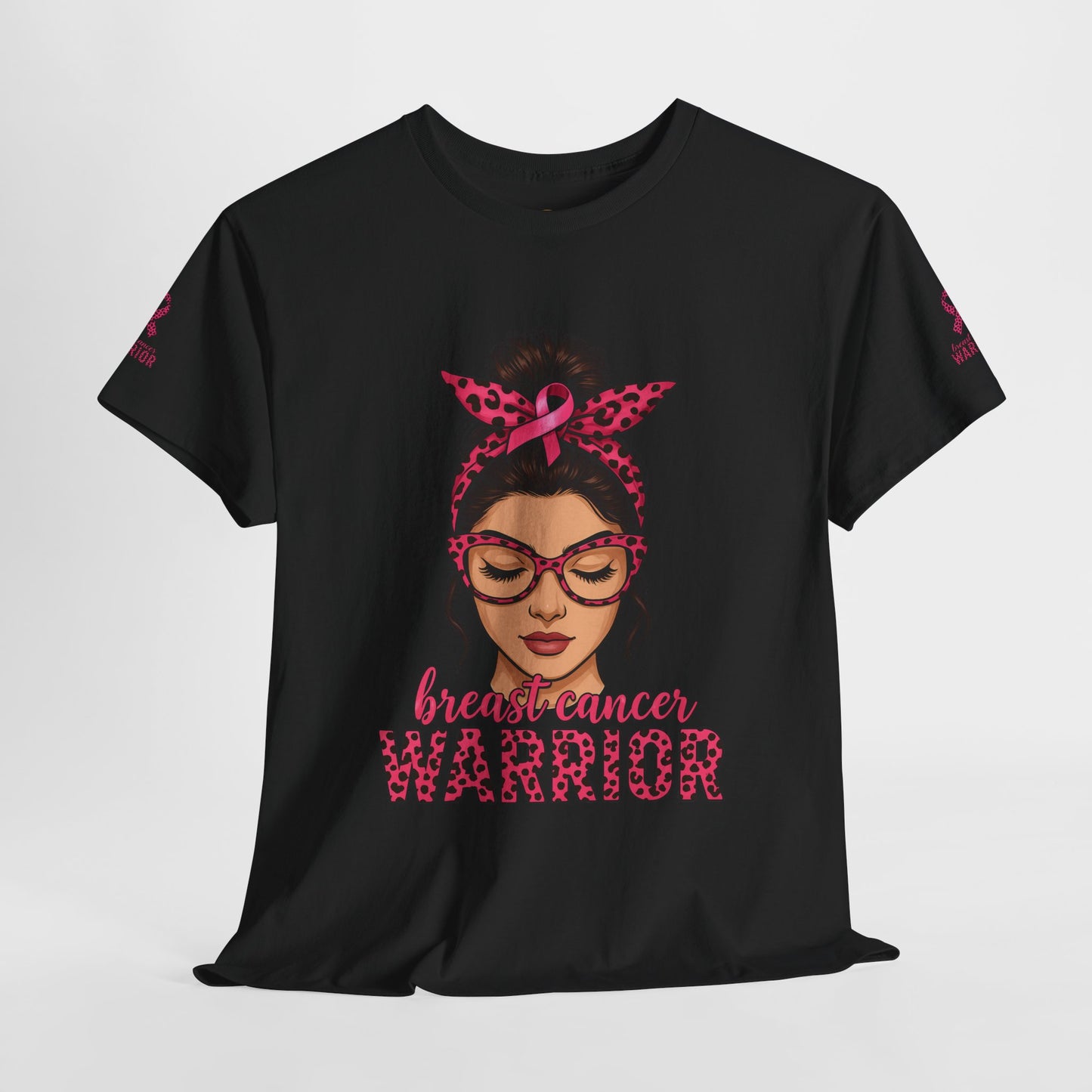 Breast Cancer Warrior Tee, Inspirational T-Shirt for Survivors, Supportive Gift for Cancer Awareness Events, Unisex Cotton Top, [...]