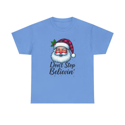 Santa Believin' Pink Holiday Tee