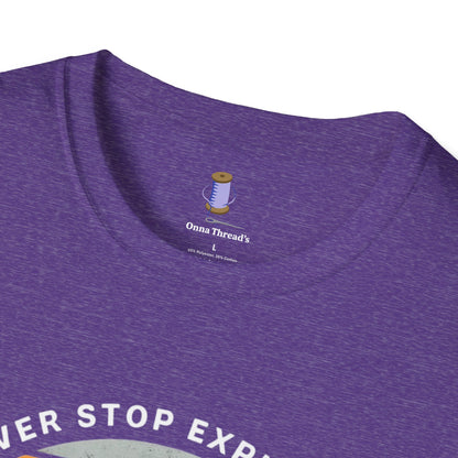 Adventure Awaits T-Shirt | Unisex Softstyle Tee | Perfect for Travel Lovers, Outdoor Adventures, Camping, Nature Gifts, Explore