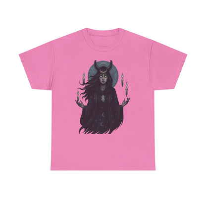 Moonlit Sorceress – Enchanted Candlelight Tee