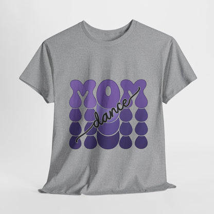 MOM Dance – Purple Letter Stage Spirit Tee