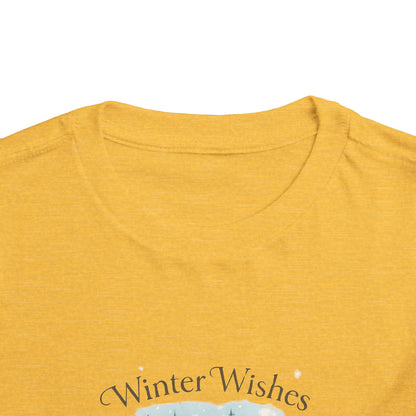 Winter Wishes Cottage Christmas Tee - Toddler Holiday