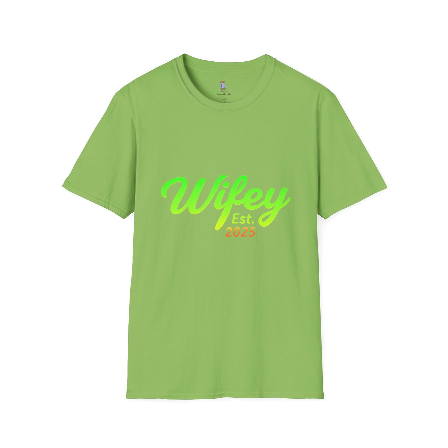 Wifey Est. 2025 T-Shirt, Bridal Shower Gift, Newlywed Apparel, Wedding Favor, Engagement Celebration Tee, Cute Couple Top