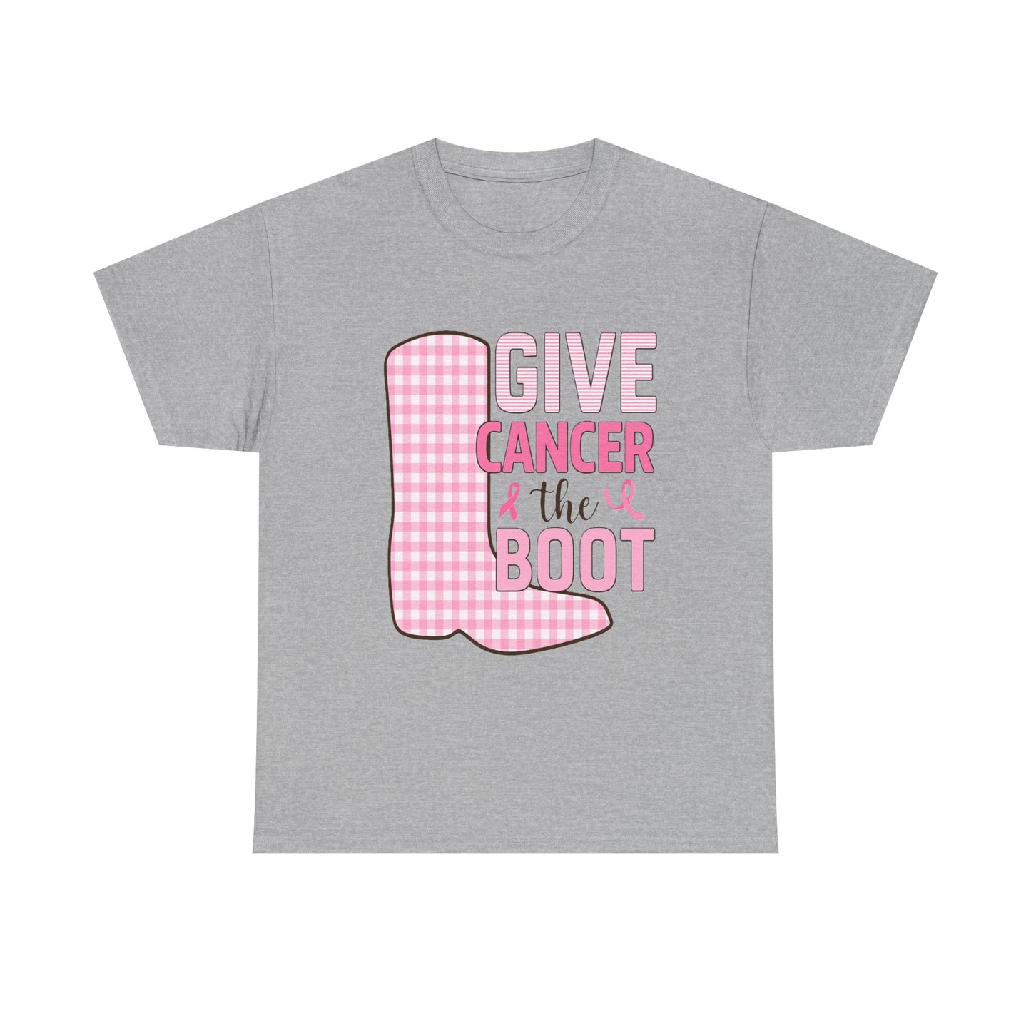 Give Cancer the Boot - Breast Cancer Awareness Tee