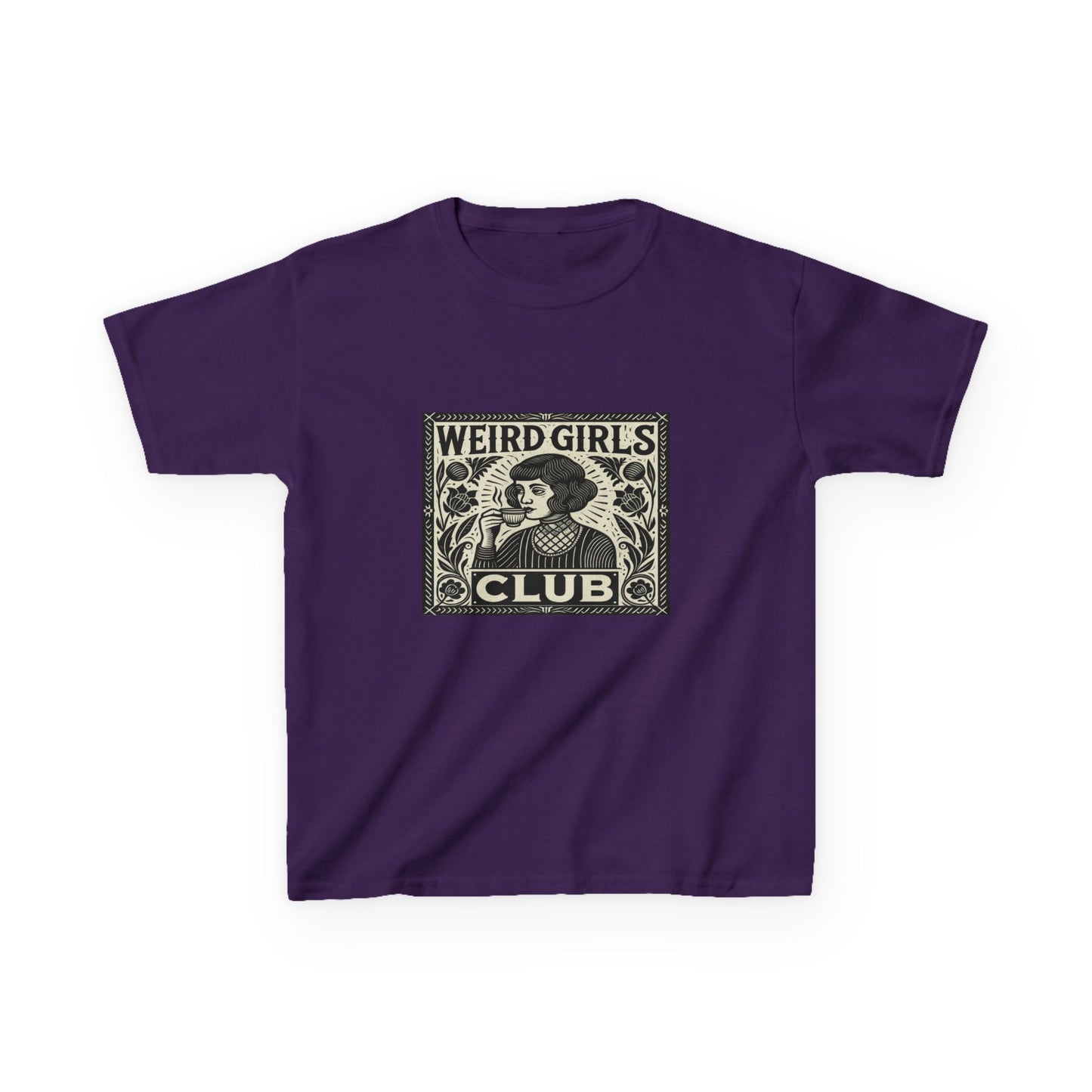 Weird Girls Club Tea Party Tee - Retro Graphic