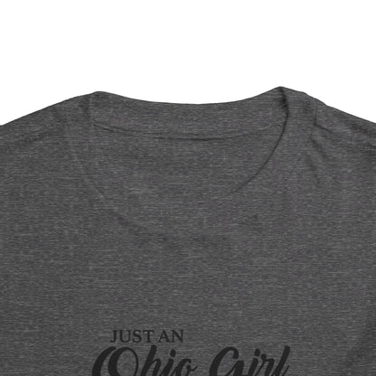 Toddler Tee Ohio Girl in North Carolina World Design Shirt