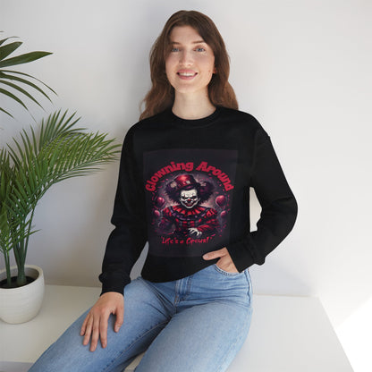 Creepy Clown Halloween Sweatshirt - Gothic Horror