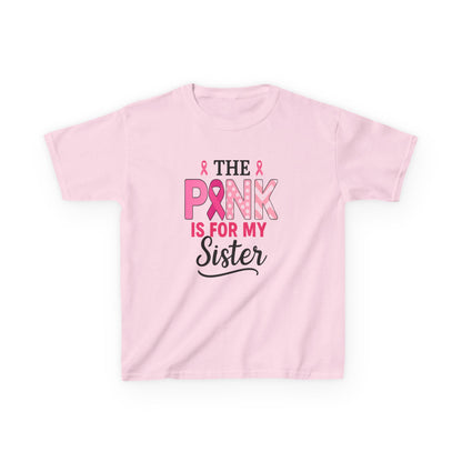 Pink Ribbon Sister Tee: Breast Cancer Awareness Gift