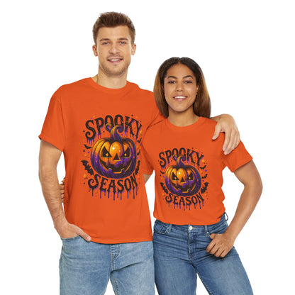 Spooky Season Jack O Lantern Halloween Tee