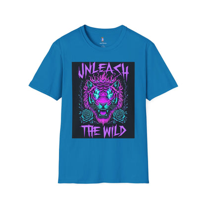 Unleash the Wild Graphic Tee | Cool Graphic Shirt, Unisex T-Shirt, Animal Lover Gift, Nature-Inspired Fashion, Festival Wear