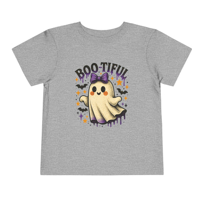 Boo-tiful Ghost Halloween Toddler Tee