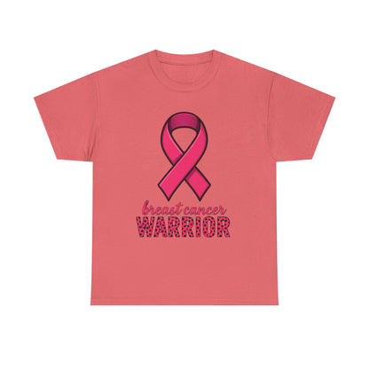 Breast Cancer Warrior Pink Ribbon Tee