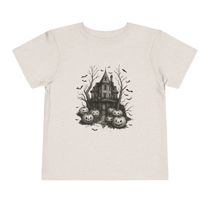 Spooky Halloween House Toddler Christmas Tee