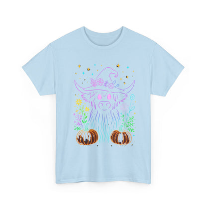 Highland Cow Witch Hat Tee