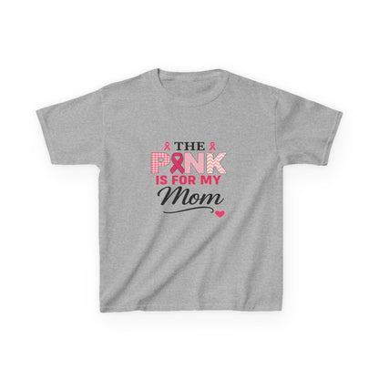 Pink for Mom Breast Cancer Awareness Dinosaur Tee