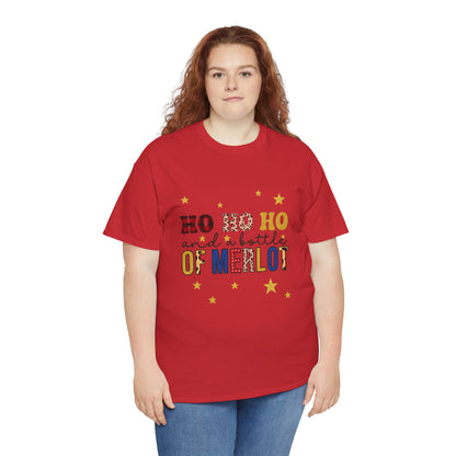 HO HO HO & Merlot Christmas Tee