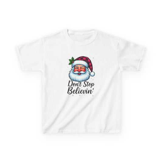 Santa Claus & Don't Stop Believin' Dinosaur Tee