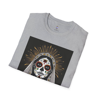 Day of the Dead Skull T-Shirt, Unisex Graphic Tee, Fall Fashion, Halloween Costume, Unique Gift for Her, Artistic Wear