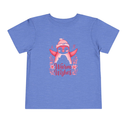 Warm Wishes Penguin Toddler Christmas Tee