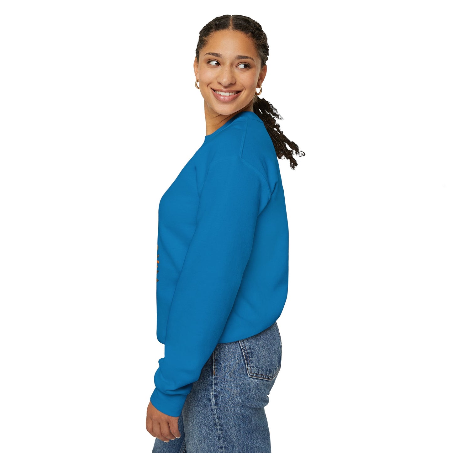 Happy Halloween Cow & Ghost Crewneck Sweatshirt