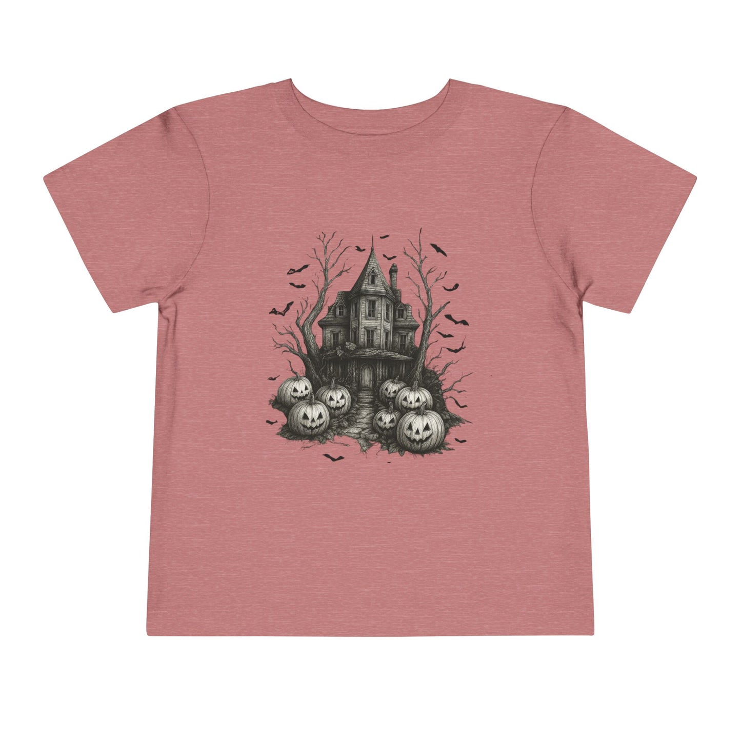 Spooky Halloween House Toddler Christmas Tee