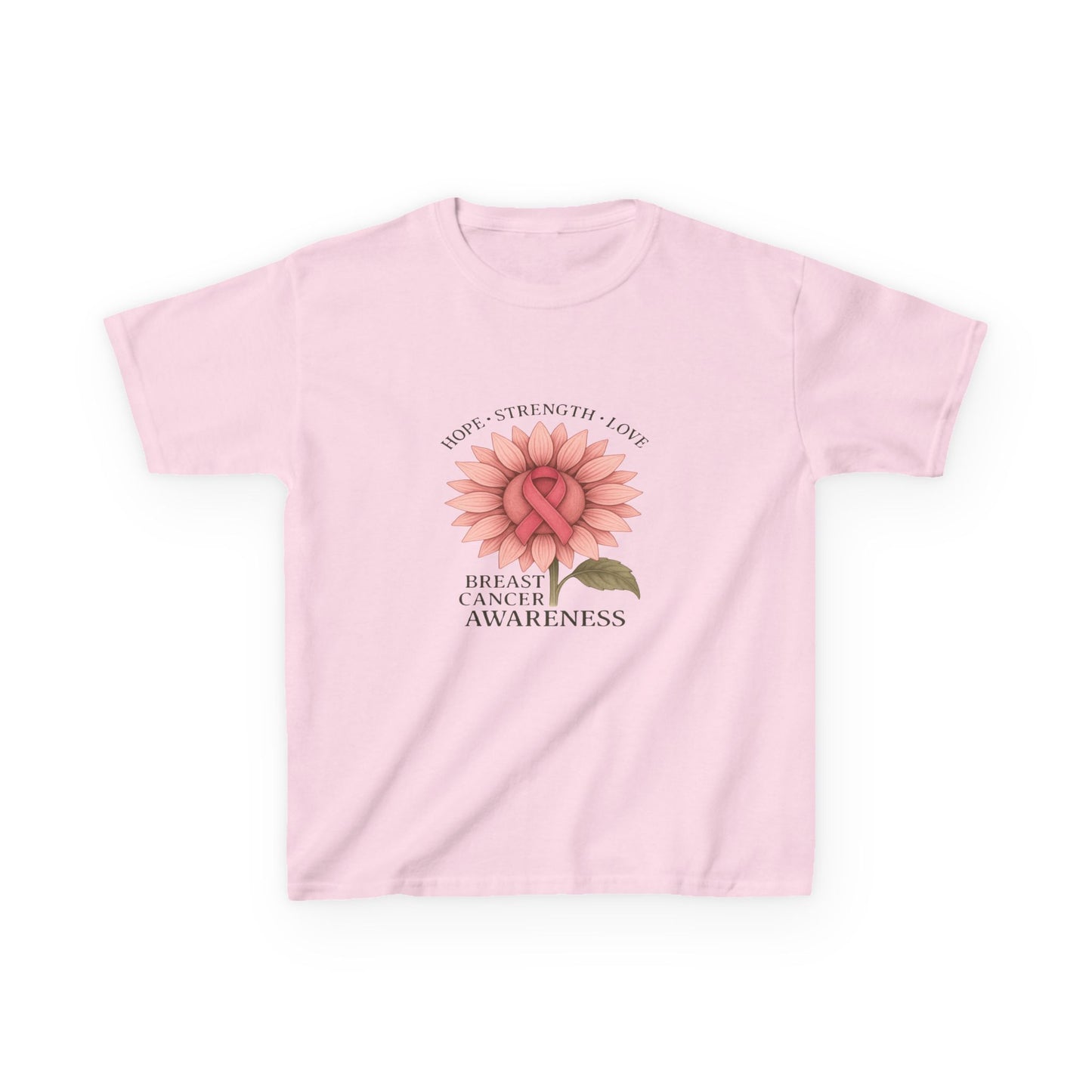 Breast Cancer Awareness Dino Tee - Hope, Strength, Love