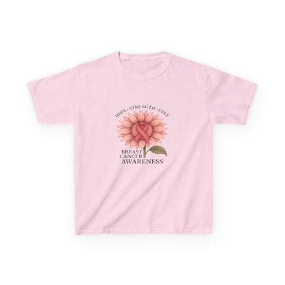 Breast Cancer Awareness Dino Tee - Hope, Strength, Love