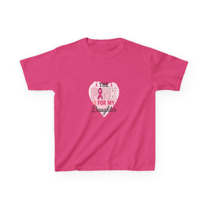 Pink Dinosaur Daughter Tee - Breast Cancer Awareness