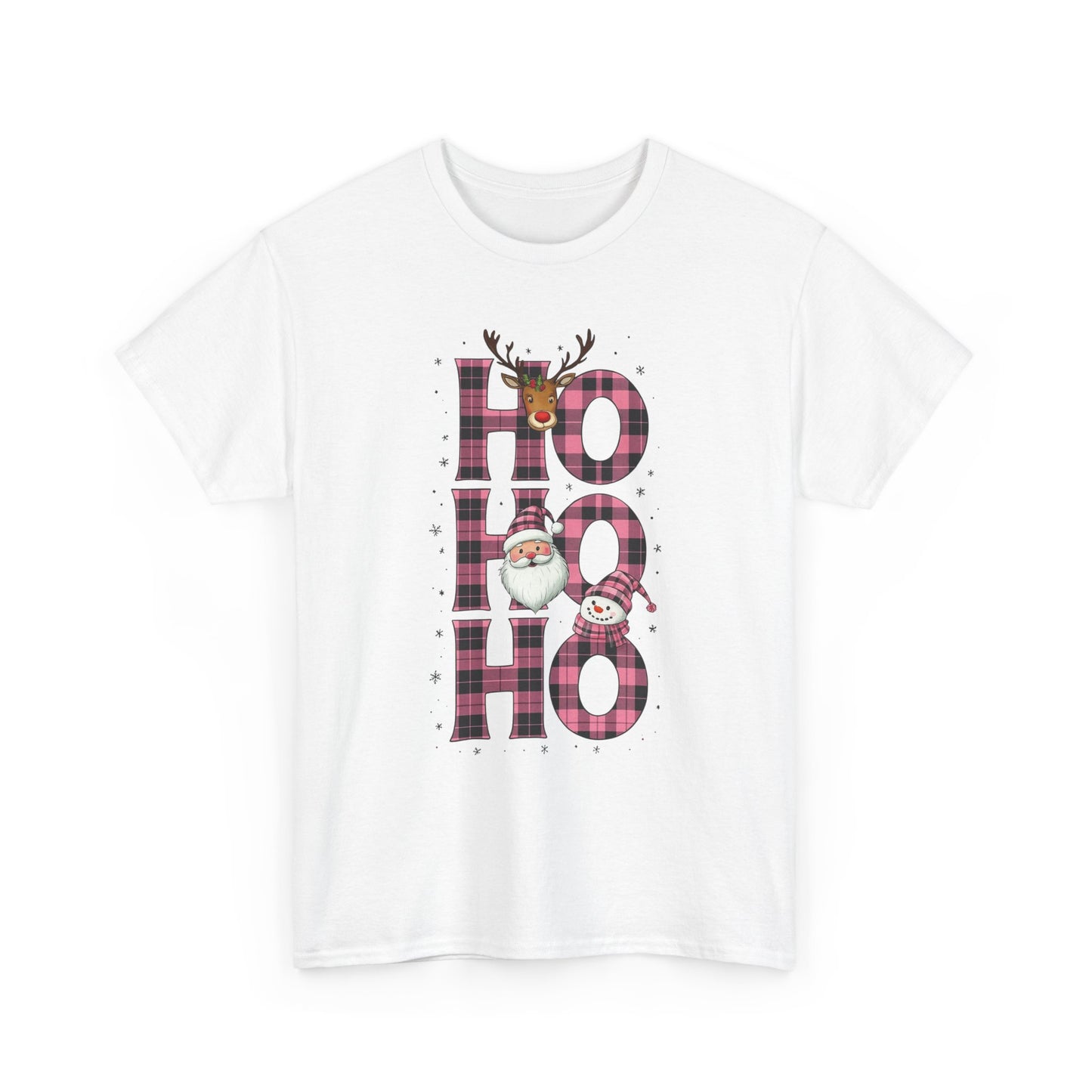 Ho Ho Ho Plaid Holiday Tee