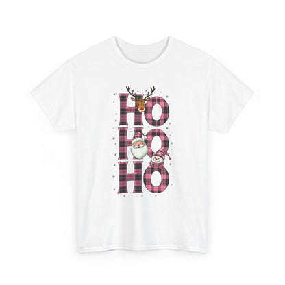 Ho Ho Ho Plaid Holiday Tee