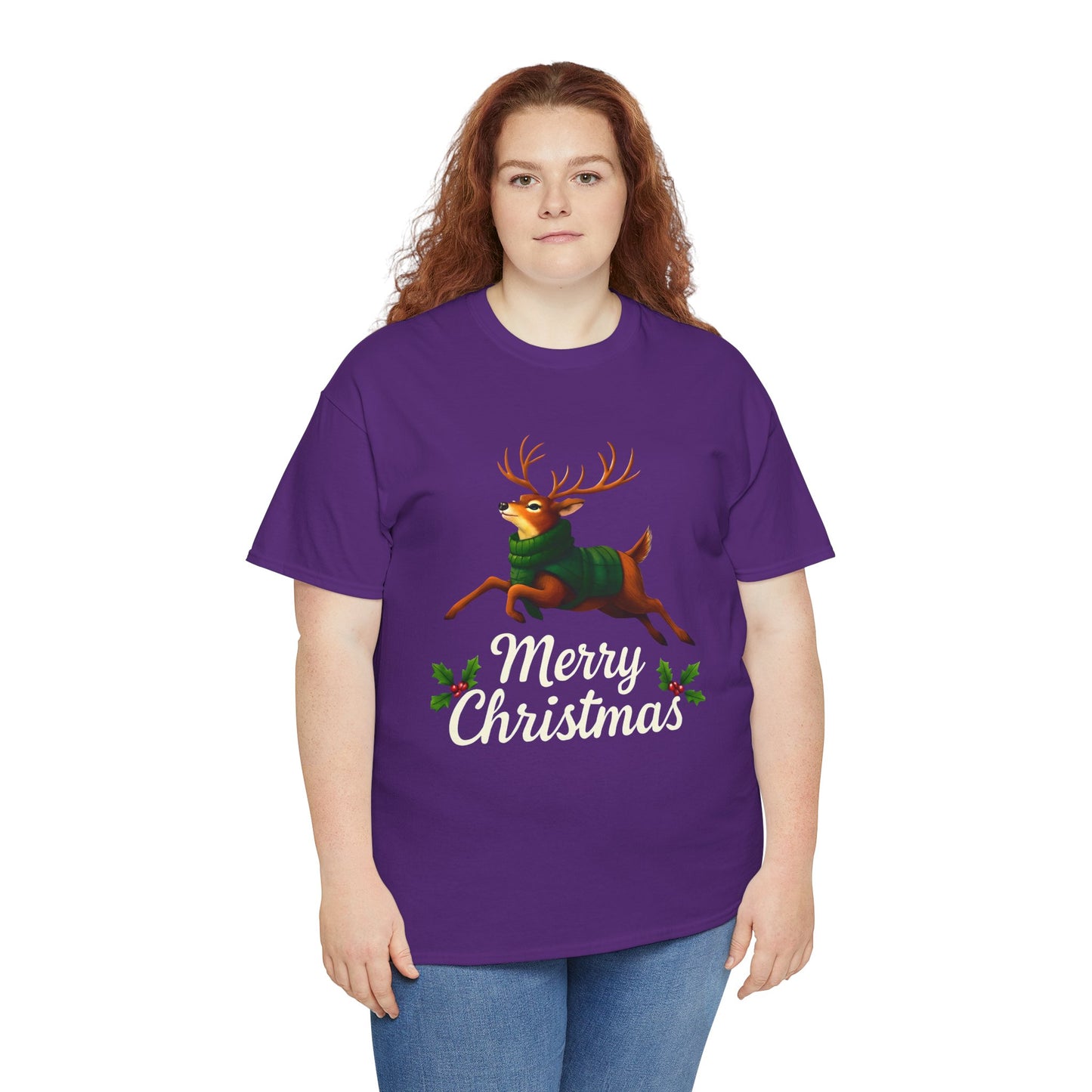 Merry Christmas Reindeer Tee