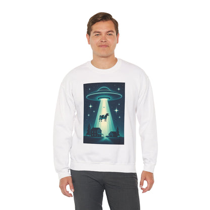 Cow Abduction UFO Sweatshirt