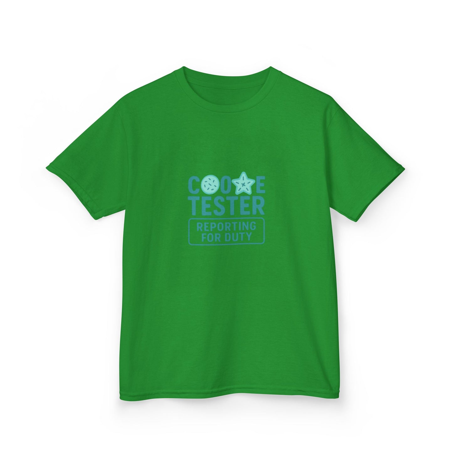 Cookie Tester Dinosaur Christmas Kids Tee