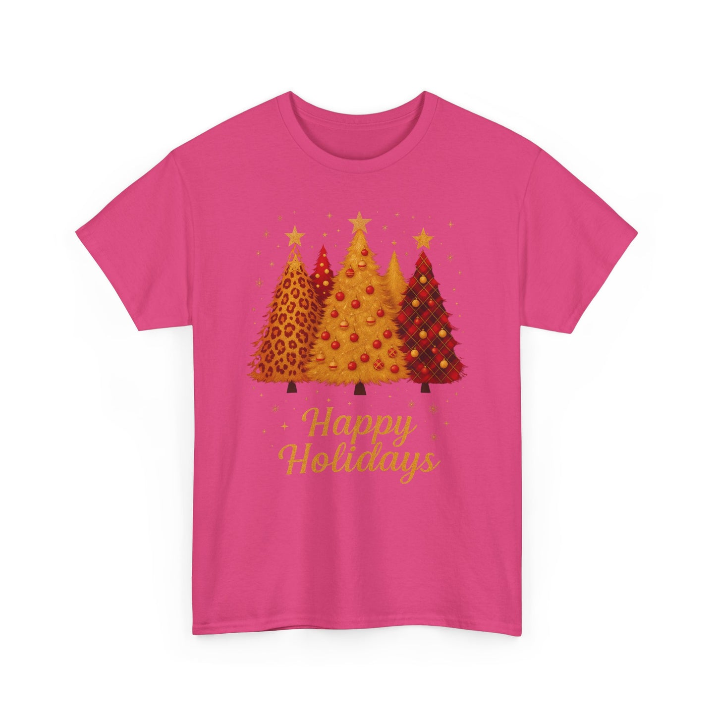 Happy Holidays Christmas Trees Tee