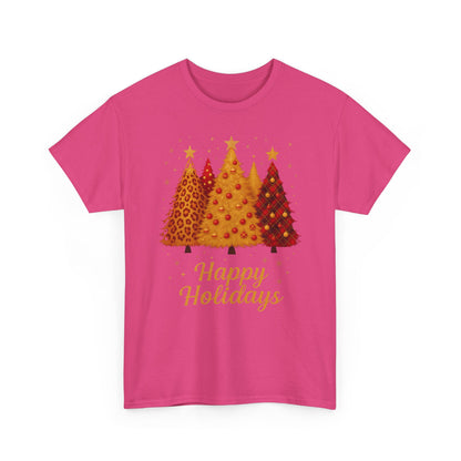 Happy Holidays Christmas Trees Tee