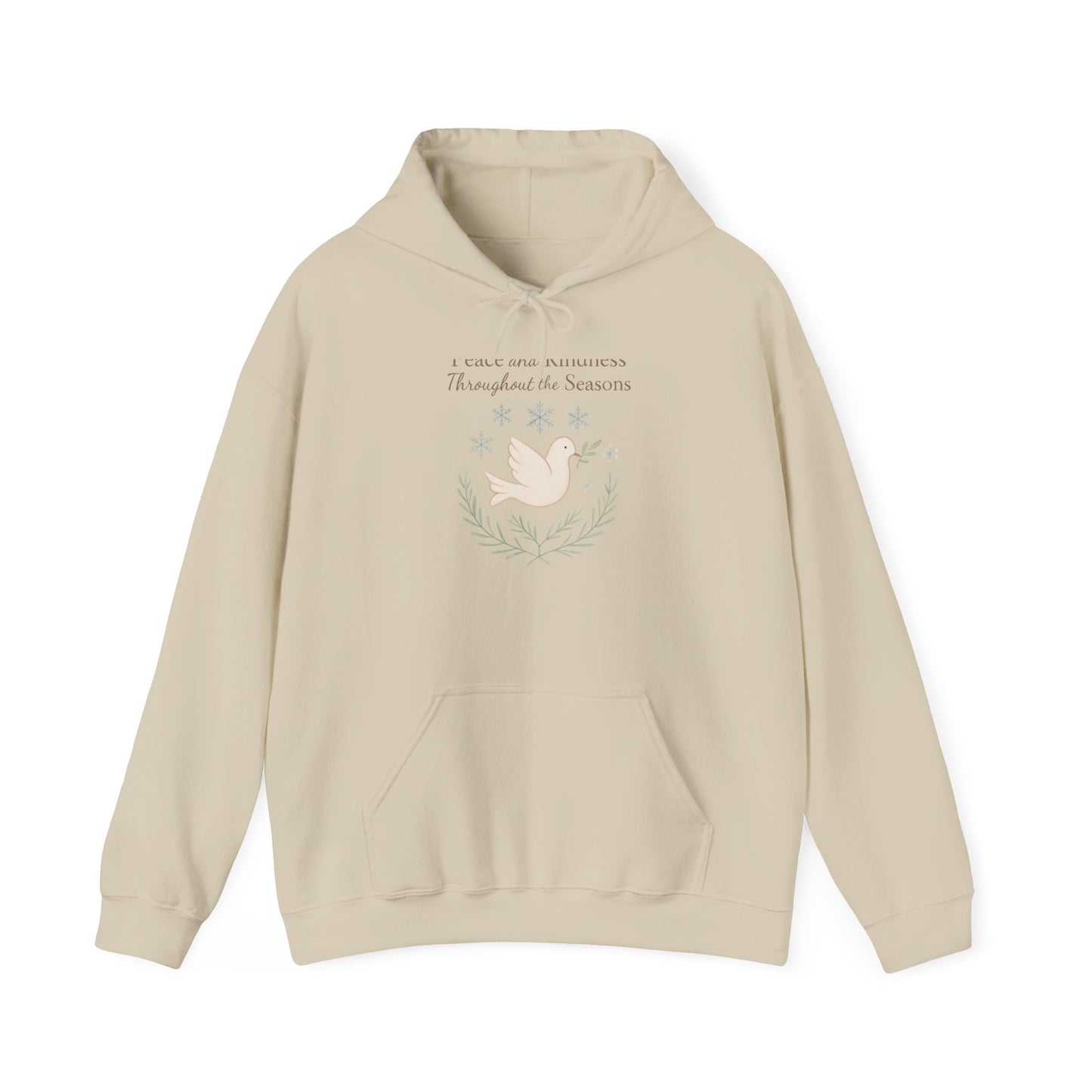 Holiday Peace Dove Hoodie — "I will not mention Thanksgiving Season" Cozy Pullover