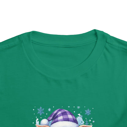 Chillin' Piggy Toddler Christmas Tee