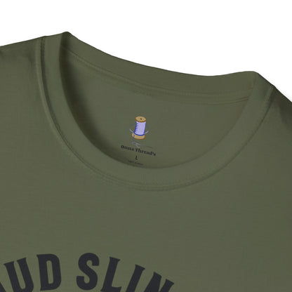 Mud Slinger Unisex Softstyle T-Shirt, Adventure Tee, Off-Road Enthusiast Shirt, Gift for Mud Lovers, Outdoor Sportswear, Gettin Dirty Tee