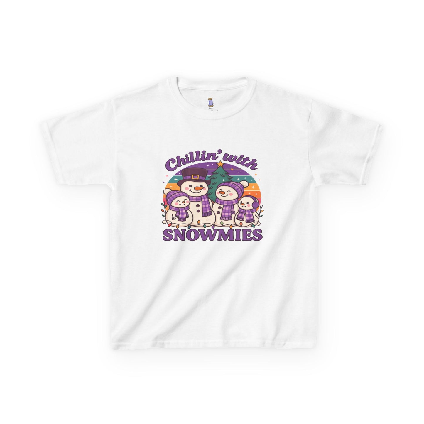 Kids Snowman Tee, Fun Winter T-Shirt, Holiday Gift for Kids, Christmas Apparel, Cute Snowmies Design, Cozy Cotton Tee