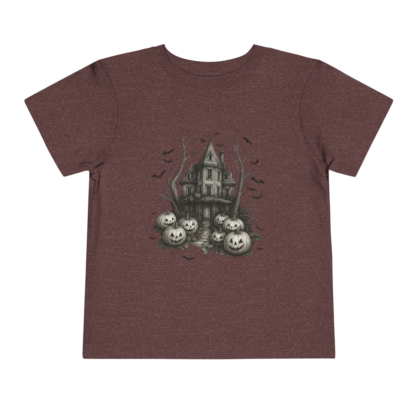 Spooky Halloween House Toddler Christmas Tee