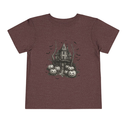Spooky Halloween House Toddler Christmas Tee