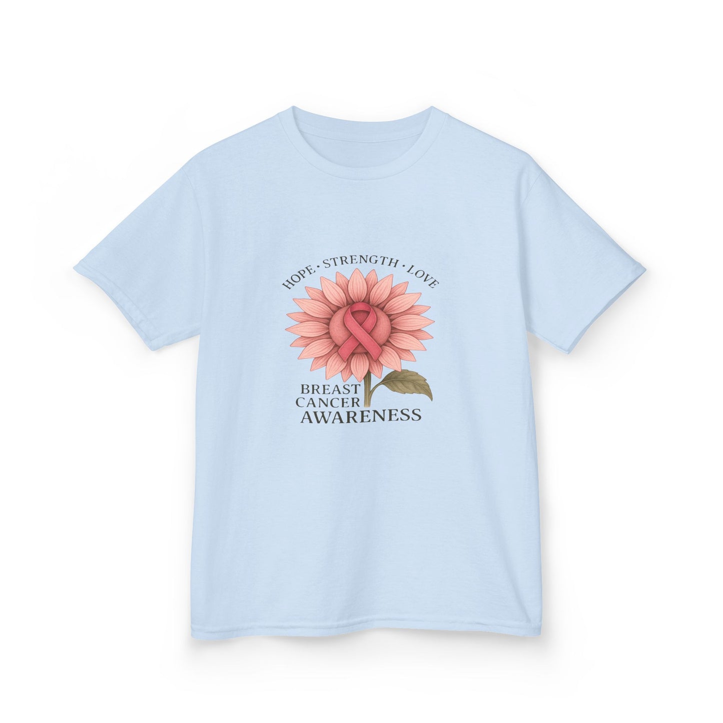 Breast Cancer Awareness Dino Tee - Hope, Strength, Love