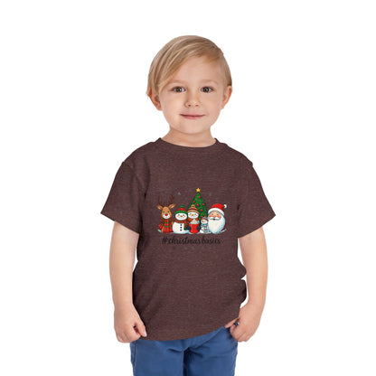 Christmas Basics Toddler Tee - Festive Holiday Fun