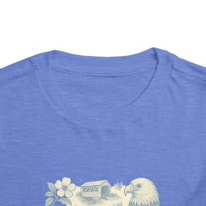 Toddler Tee - NC Landmarks Vintage First in Flight Design