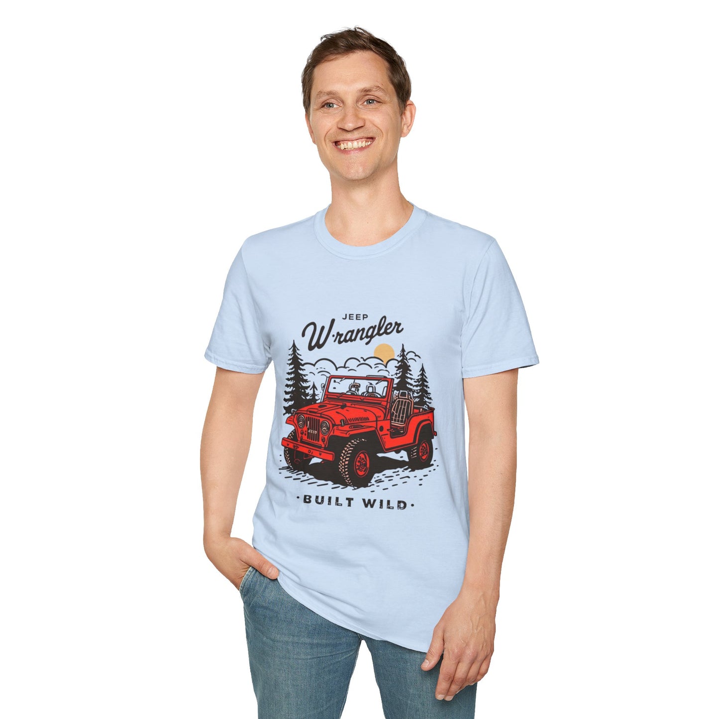 Jeep Wrangler Adventure Tee, Summer T-Shirt, Outdoor Enthusiast Gift, Camping Shirt, Road Trip Apparel, Vintage Jeep Design
