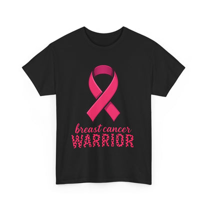Breast Cancer Warrior Pink Ribbon Tee