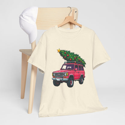 Pink SUV Christmas Tree Tee