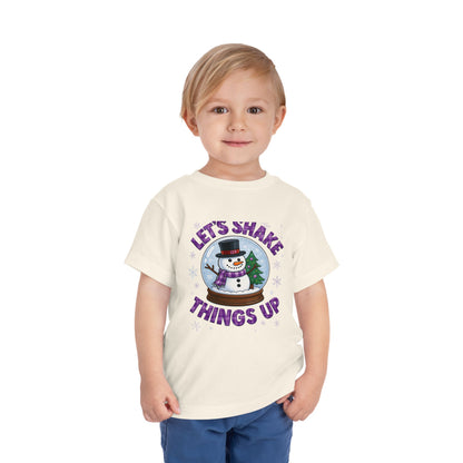 Shake Things Up! Snowman Christmas Toddler Tee